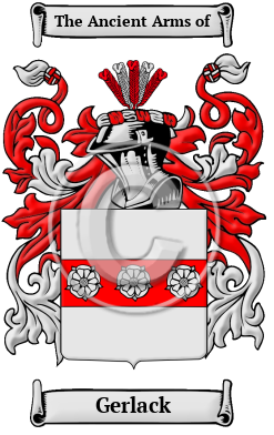 Gerlack Family Crest Download (JPG) Heritage Series - 600 DPI