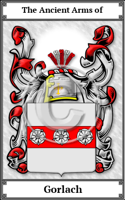 Gorlach Family Crest Download (JPG) Book Plated - 600 DPI