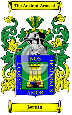 Jerma Family Crest/Coat of Arms