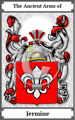 Jermine Family Crest Download (JPG)  Book Plated - 150 DPI