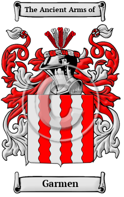 Garmen Family Crest/Coat of Arms