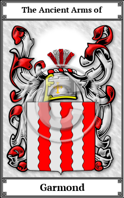 Garmond Family Crest Download (JPG)  Book Plated - 150 DPI