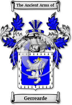 Gerrearde Family Crest Download (jpg) Legacy Series - 150 DPI