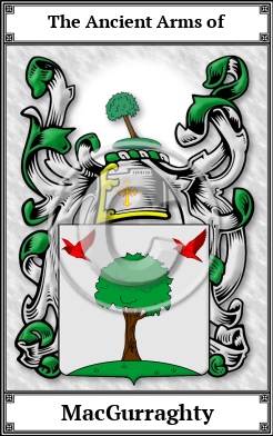 MacGurraghty Family Crest Download (JPG)  Book Plated - 150 DPI