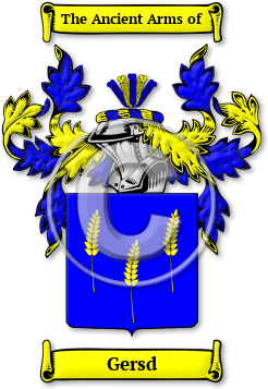 Gersd Family Crest Download (jpg) Legacy Series - 150 DPI