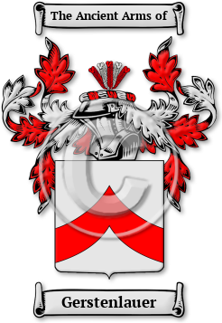 Gerstenlauer Family Crest Download (jpg) Legacy Series - 150 DPI