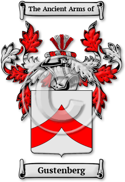 Gustenberg Family Crest Download (jpg) Legacy Series - 150 DPI