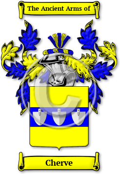 Cherve Family Crest Download (JPG) Legacy Series - 600 DPI
