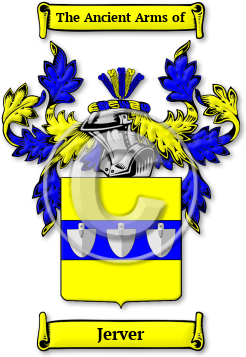 Jerver Family Crest Download (jpg) Legacy Series - 150 DPI