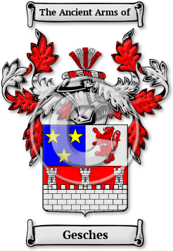 Gesches Family Crest Download (JPG) Legacy Series - 600 DPI