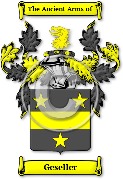Geseller Family Crest Download (jpg) Legacy Series - 150 DPI
