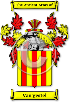 Van'gestel Family Crest Download (JPG) Legacy Series - 600 DPI
