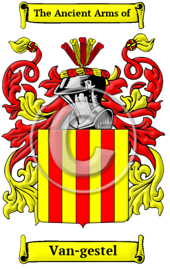 Van-gestel Family Crest Download (JPG) Heritage Series - 300 DPI