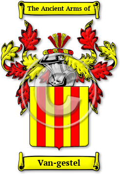 Van-gestel Family Crest Download (jpg) Legacy Series - 150 DPI