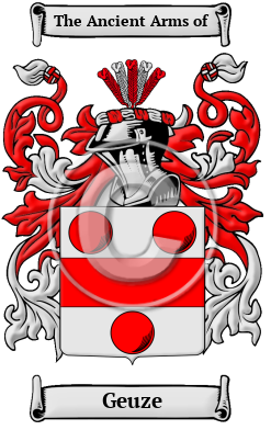 Geuze Family Crest Download (JPG) Heritage Series - 300 DPI