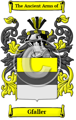 Gfaller Family Crest/Coat of Arms