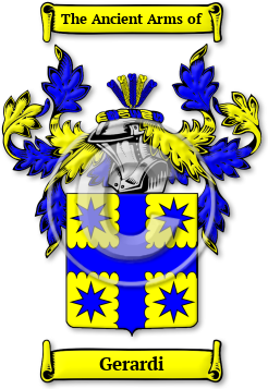 Gerardi Family Crest Download (jpg) Legacy Series - 150 DPI