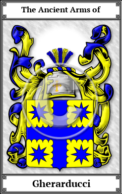 Gherarducci Family Crest Download (JPG)  Book Plated - 150 DPI