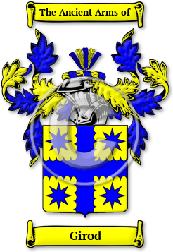 Girod Family Crest Download (jpg) Legacy Series - 150 DPI