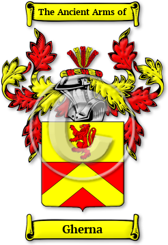 Gherna Family Crest Download (jpg) Legacy Series - 150 DPI