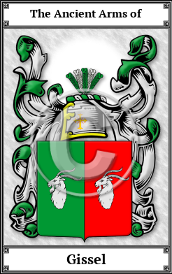 Gissel Family Crest Download (JPG)  Book Plated - 150 DPI