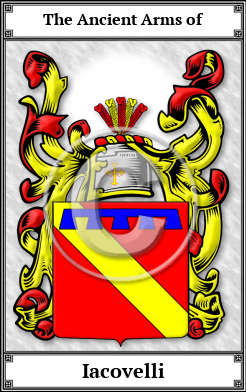 Iacovelli Family Crest Download (JPG)  Book Plated - 150 DPI
