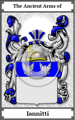 Iannitti Family Crest Download (JPG)  Book Plated - 150 DPI