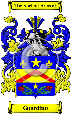 Guardino Family Crest/Coat of Arms