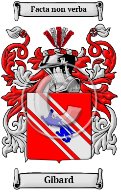 Gibard Family Crest/Coat of Arms