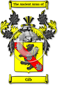 Gib Family Crest Download (jpg) Legacy Series - 150 DPI