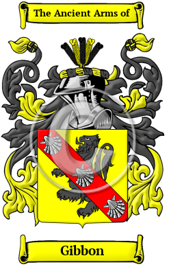 Gibbon Family Crest Download (JPG) Heritage Series - 600 DPI