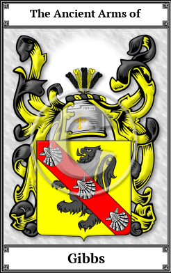 Gibbs Family Crest Download (JPG) Book Plated - 600 DPI