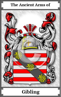 Gibling Family Crest Download (JPG)  Book Plated - 150 DPI