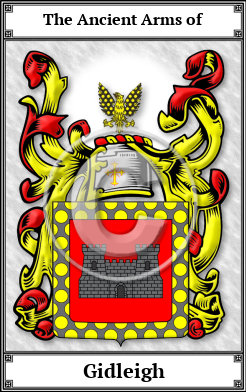 Gidleigh Family Crest Download (JPG)  Book Plated - 150 DPI