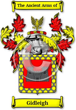 Gidleigh Family Crest Download (jpg) Legacy Series - 150 DPI