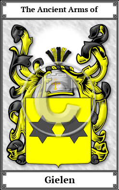 Gielen Family Crest Download (JPG)  Book Plated - 150 DPI