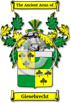 Giesebrecht Family Crest Download (jpg) Legacy Series - 150 DPI