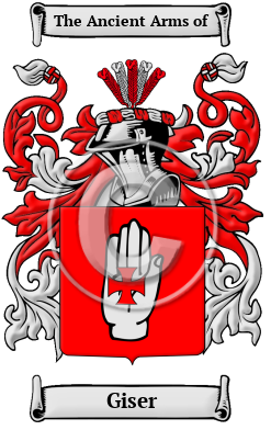 Giser Family Crest/Coat of Arms