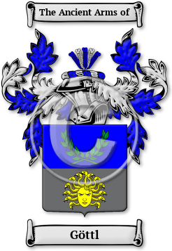 Göttl Family Crest Download (jpg) Legacy Series - 150 DPI