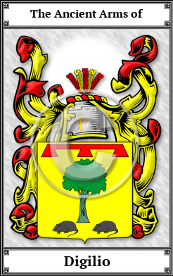 Digilio Family Crest Download (JPG)  Book Plated - 150 DPI