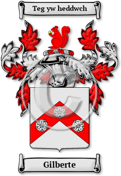 Gilberte Family Crest Download (jpg) Legacy Series - 150 DPI