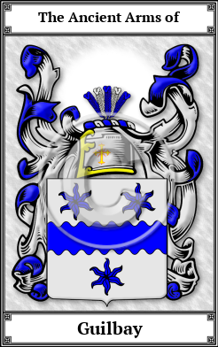 Guilbay Family Crest Download (JPG)  Book Plated - 150 DPI