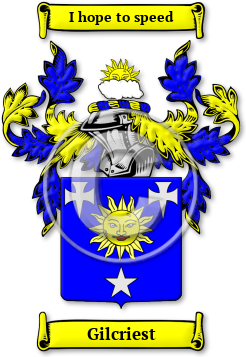 Gilcriest Family Crest Download (jpg) Legacy Series - 150 DPI