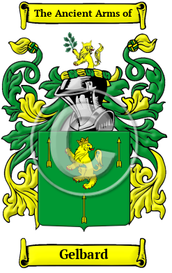 Gelbard Family Crest Download (JPG) Heritage Series - 600 DPI