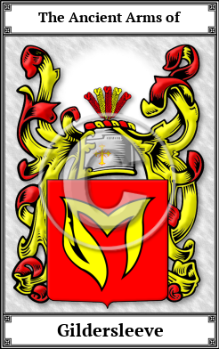 Gildersleeve Family Crest Download (JPG)  Book Plated - 150 DPI