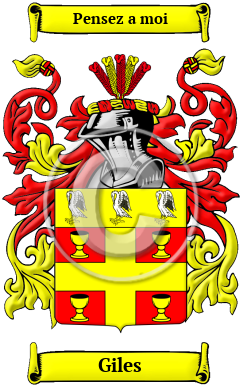 Giles Name Meaning, Family History, Family Crest & Coats of Arms