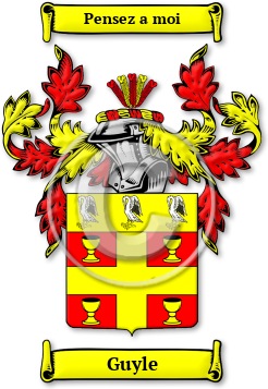 Guyle Family Crest Download (JPG) Legacy Series - 600 DPI