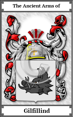 Gilfillind Family Crest Download (JPG)  Book Plated - 150 DPI
