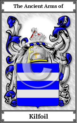 Kilfoil Family Crest Download (JPG)  Book Plated - 150 DPI