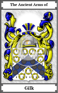 Gilk Family Crest Download (JPG)  Book Plated - 150 DPI